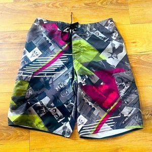 Tony Hawk Multicolor Graphic Cargo Board Shorts